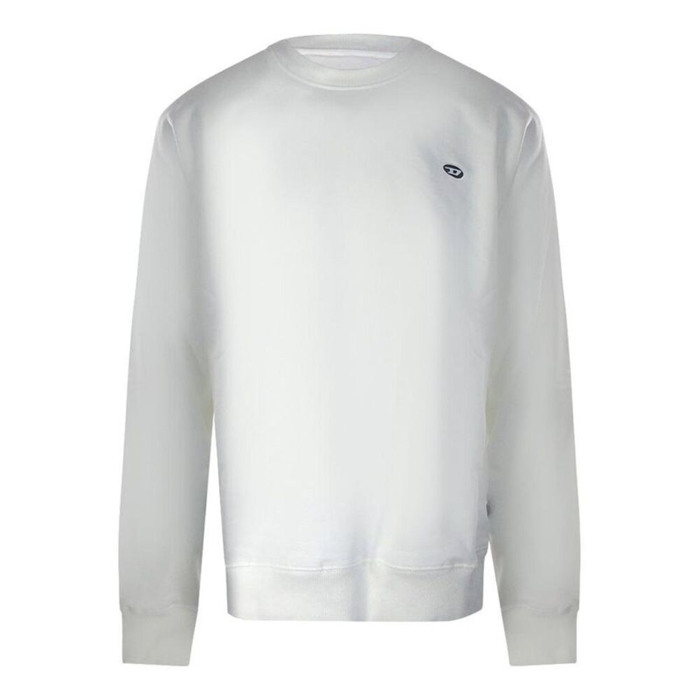 Diesel Mens Logo Sweatshirt / White